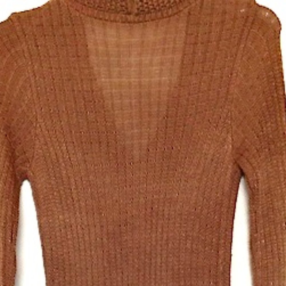 MADISON-Pleated Crochet Maxi Cardigan Sweater - Picture 8 of 10